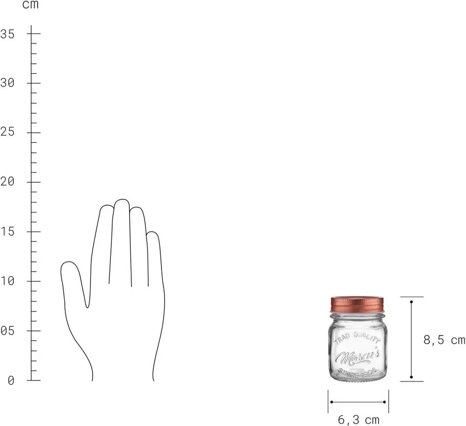MASON'S befőttes üveg 150 ml