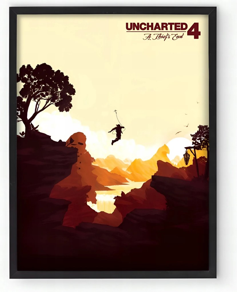 Poszter keretben Uncharted 20x30 cm Ajándék ötlet