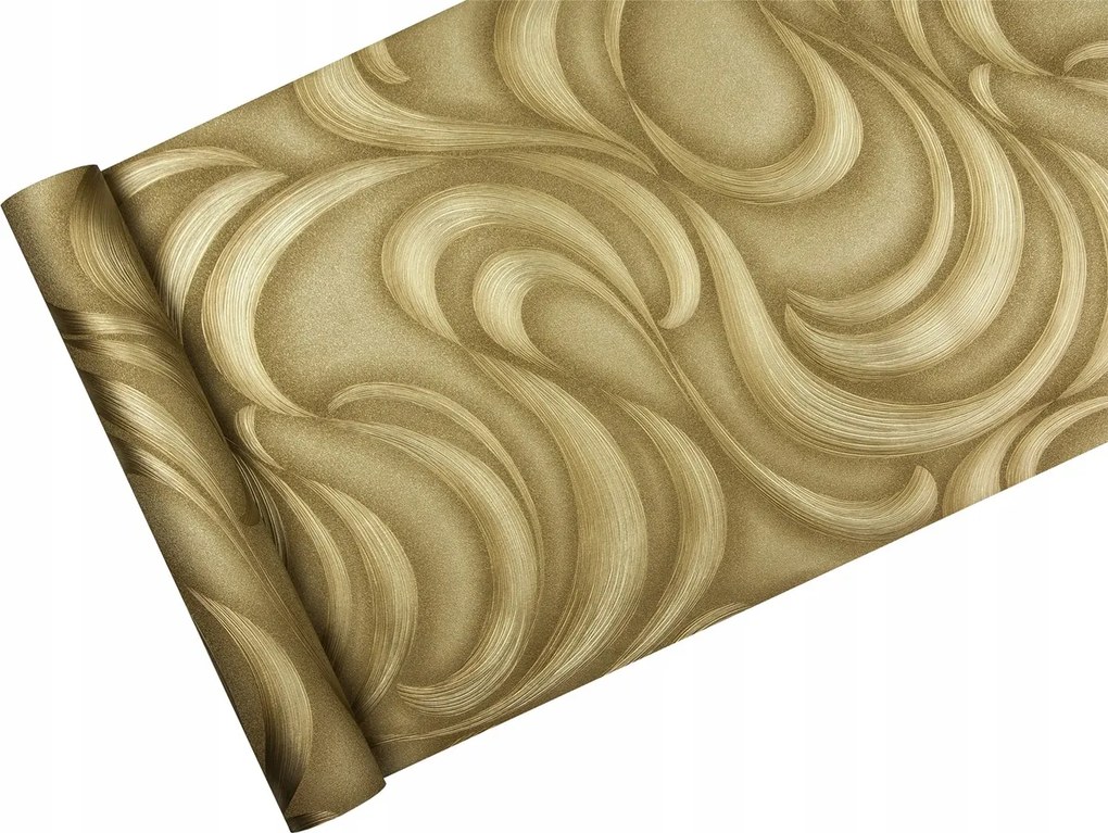 Arany Hullámok mintás tapéta