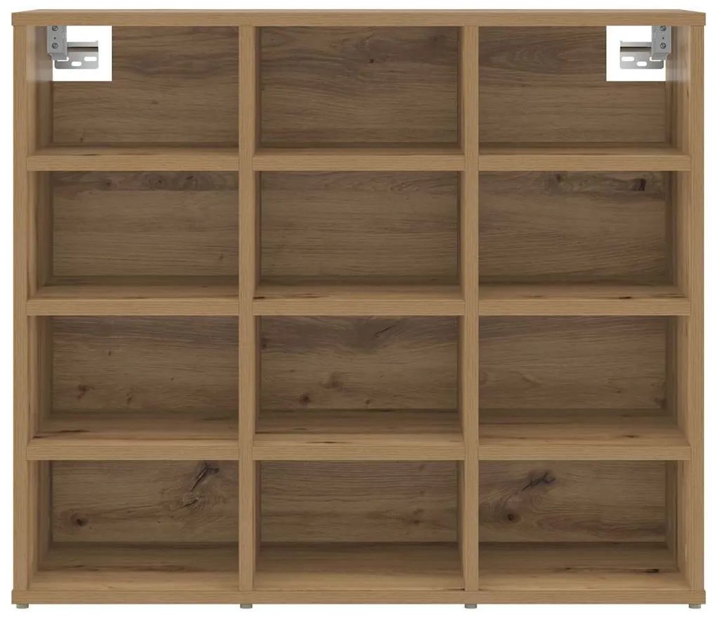 Cipősszekrény kézműves tölgy 77.5 x 30 x 67 cm Faanyag