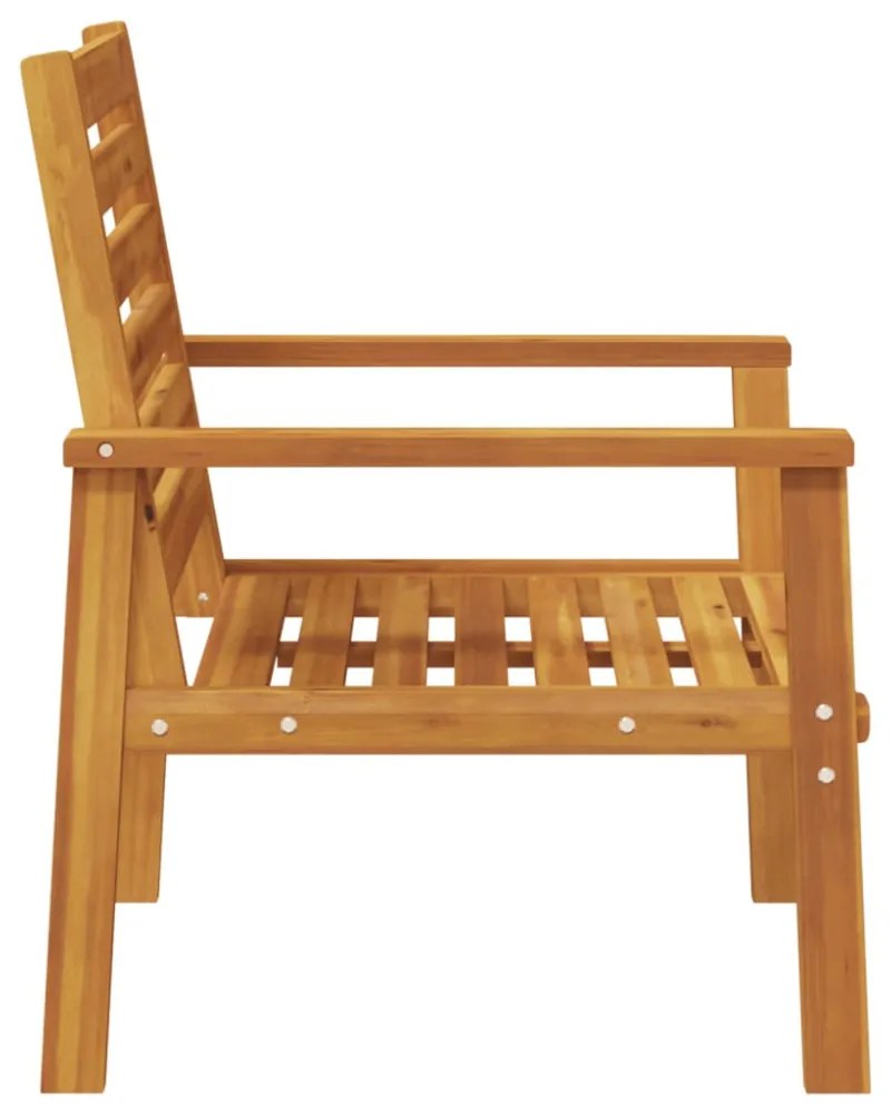 2 db tömör akácfa kerti kanapéfotel 66,5 x 65 x 81 cm