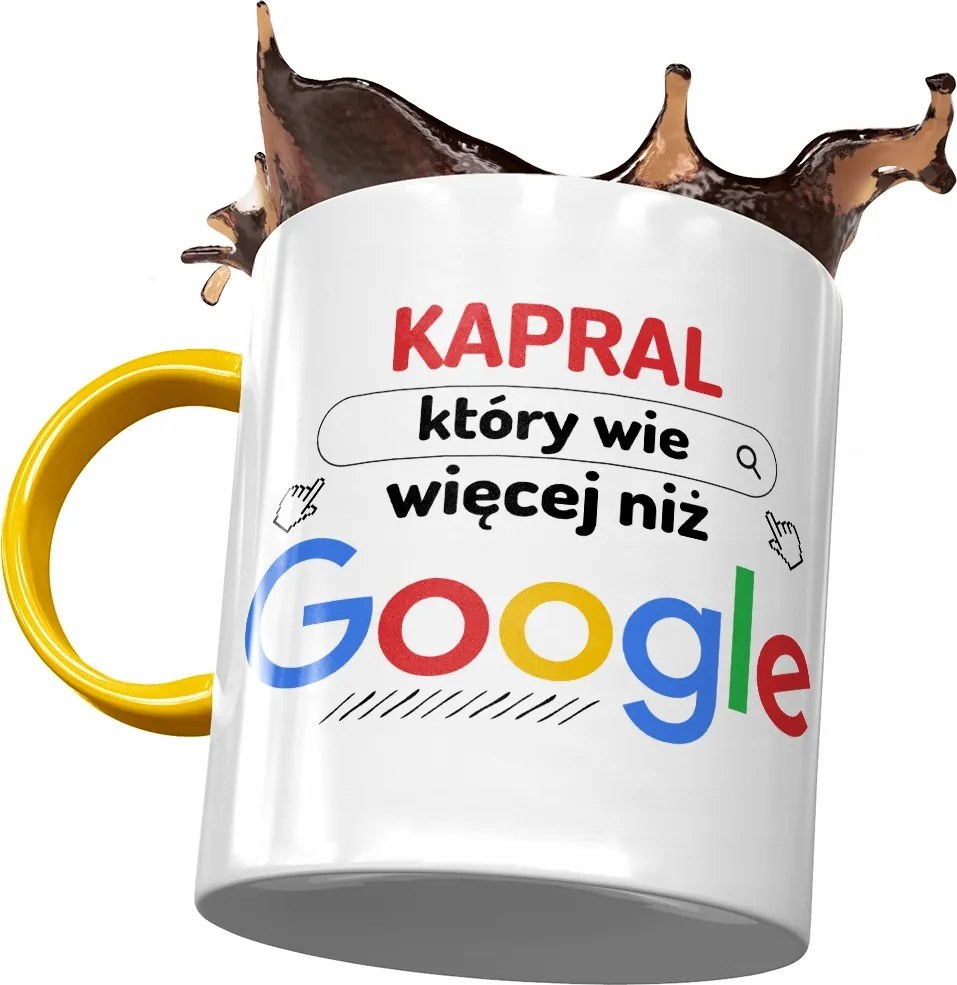 Sárga Bögre A Tizedesnek, Aki Többet Tud Ajándék Nyomtatott Fotóval