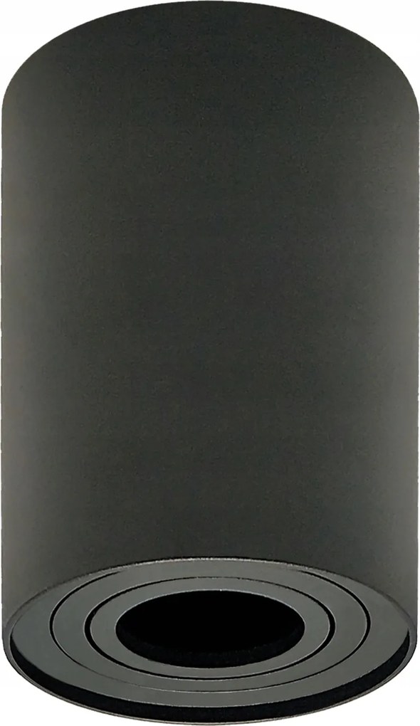 Halogén Mennyezeti Lámpa Test Tuba Spot Mozgatható fekete modern GU10