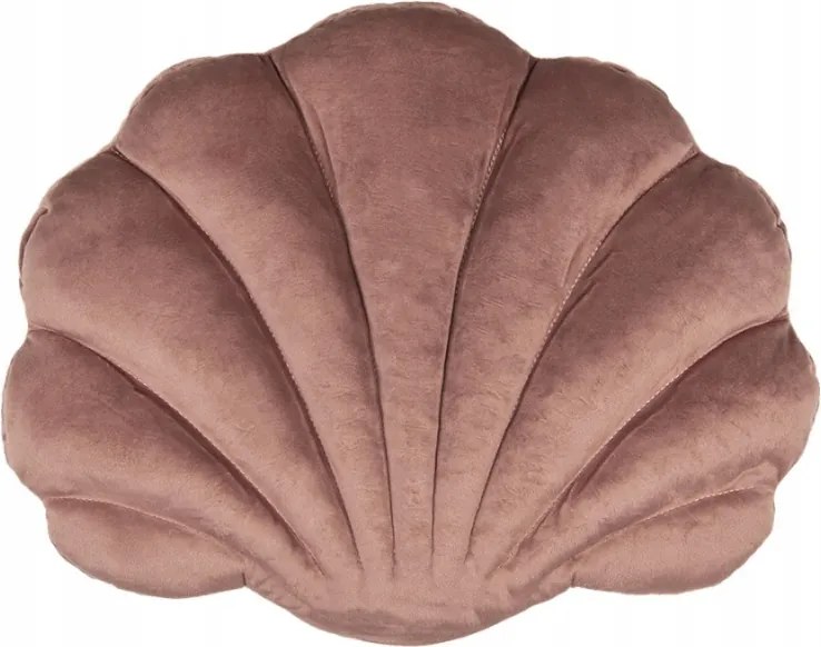 Régi rózsaszín bársony párna töltettel