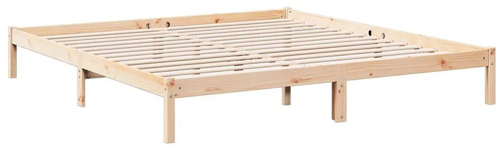 tömör fenyőfa extra hosszú ágykeret matrac nélkül 200 x 220 cm