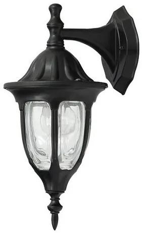 Rabalux Milano kültéri fali lámpa, fekete 83 fekete, 16,5 x 37 x 20,5 cm