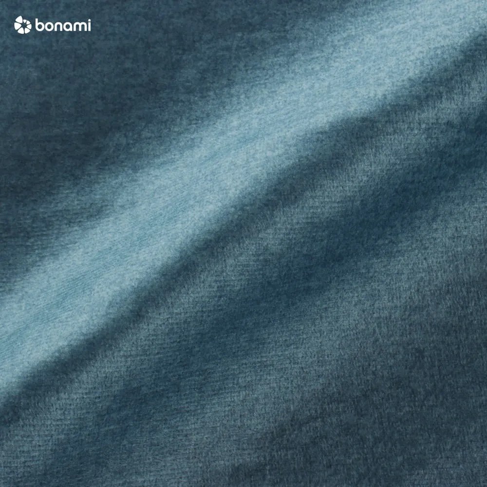 Luca kék kinyitható bársonykanapé - Milo Casa