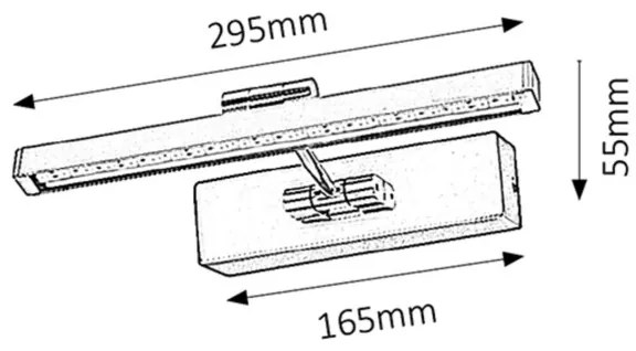 Rabalux 3640 - LED Képmegvilágító PICTURE GUARD LED/5W/230V
