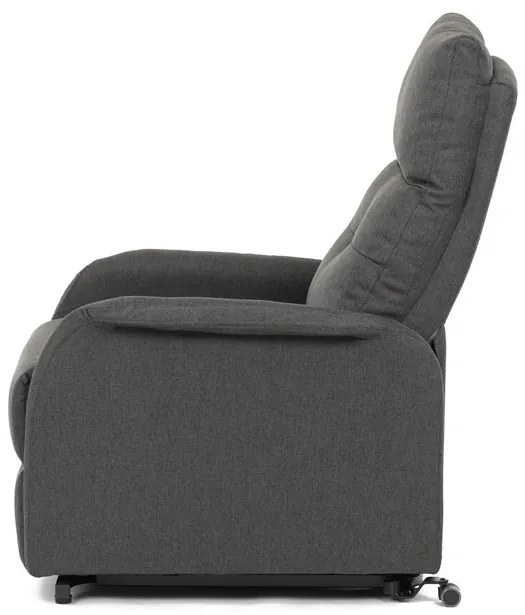 Elektromos vezérlésű szürke szövet dönthető fotel. TV-5482 GREY2