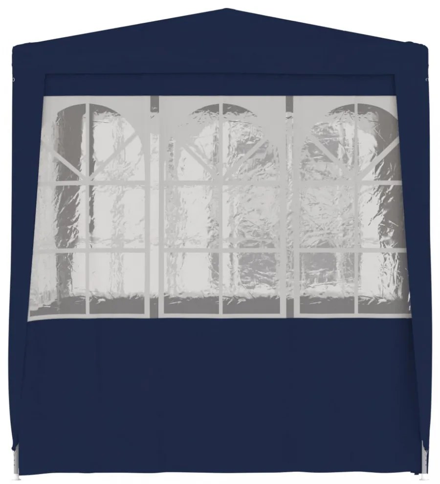 kék rendezvénysátor oldalfalakkal 2 x 2 m 90 g/m²