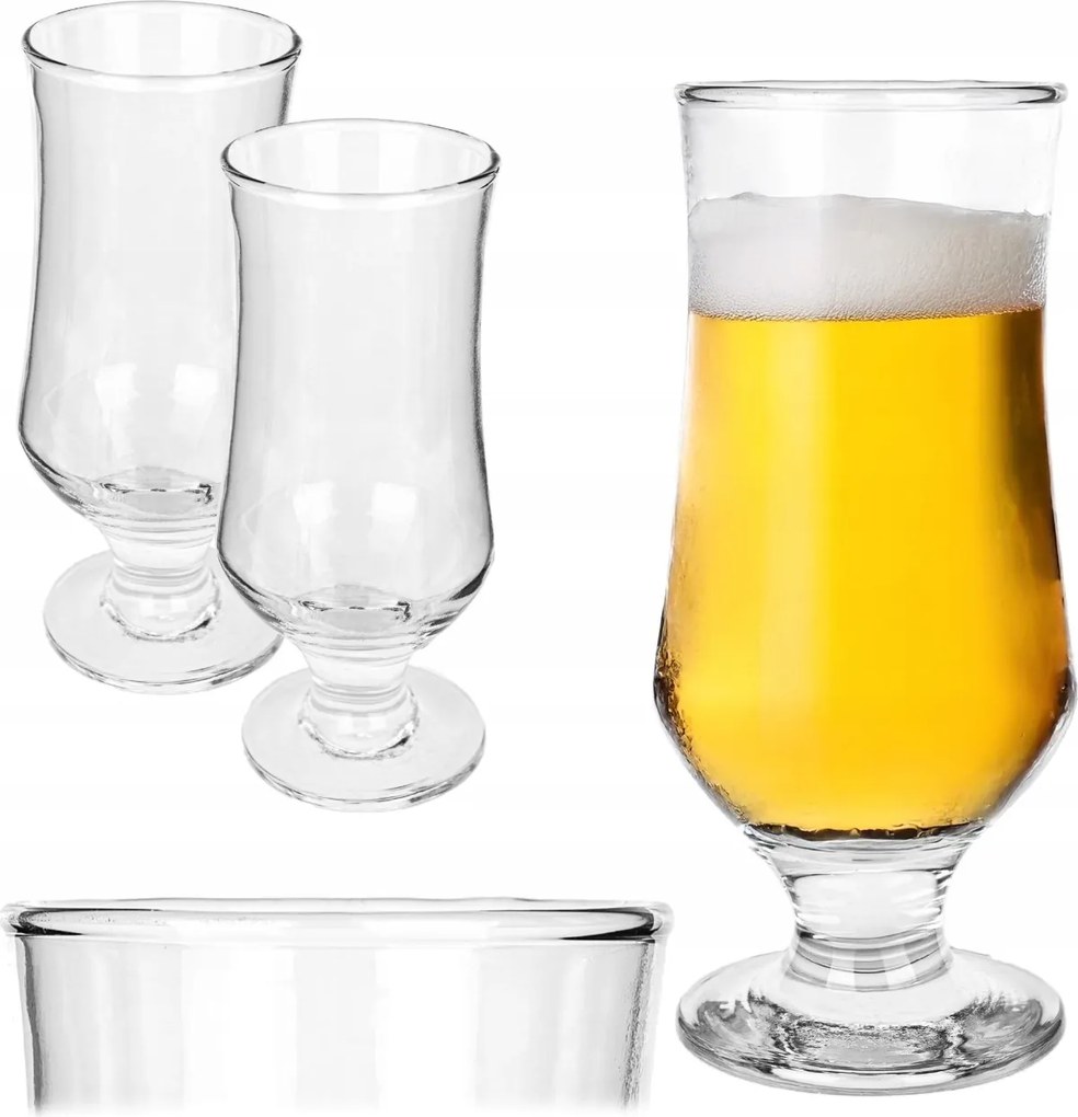 Sörös Poharak Koktélok Pokal Lábas Korsó 360 ml 2 db Ajándék