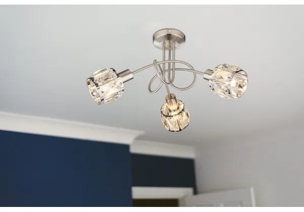 Globo 54356-3 - Csillár KRIS 3xE14/40W/230V