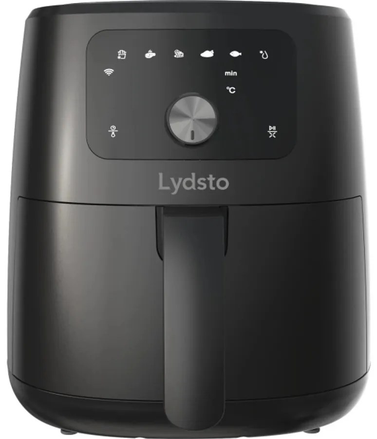 Lydsto XXL Airfryer 5L Nagy Kapacitású Okos Légsütő 1700w, fekete