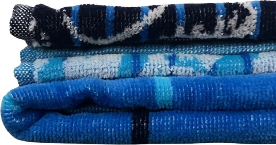 Ischia kék strandtörölköző