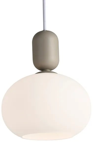 Nordlux - Csillár zsinóron NOTTI 1xE27/40W/230V szürke