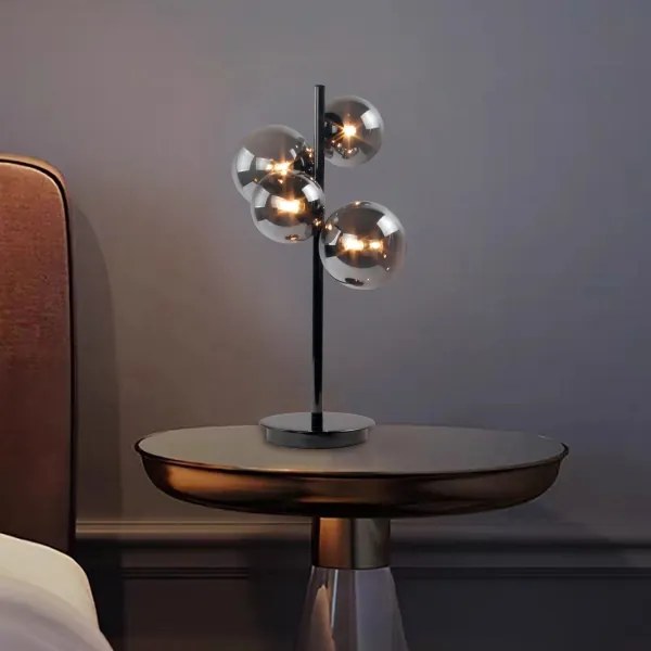 Wofi 8014.04.24.9000 - LED asztali lámpa 4xG9/3W/230V fekete