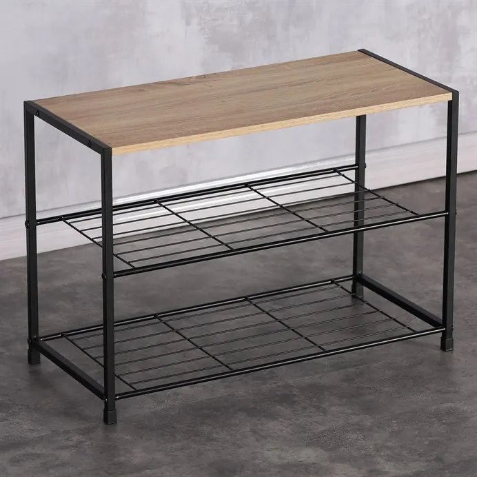 Botník, mdf, hnědá, GD-413 OAK