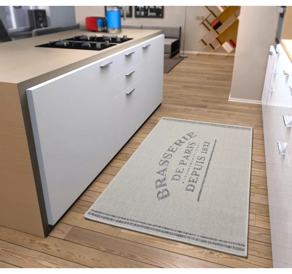Szürke-krémszínű szőnyeg 92x150 cm Cucina – Hanse Home