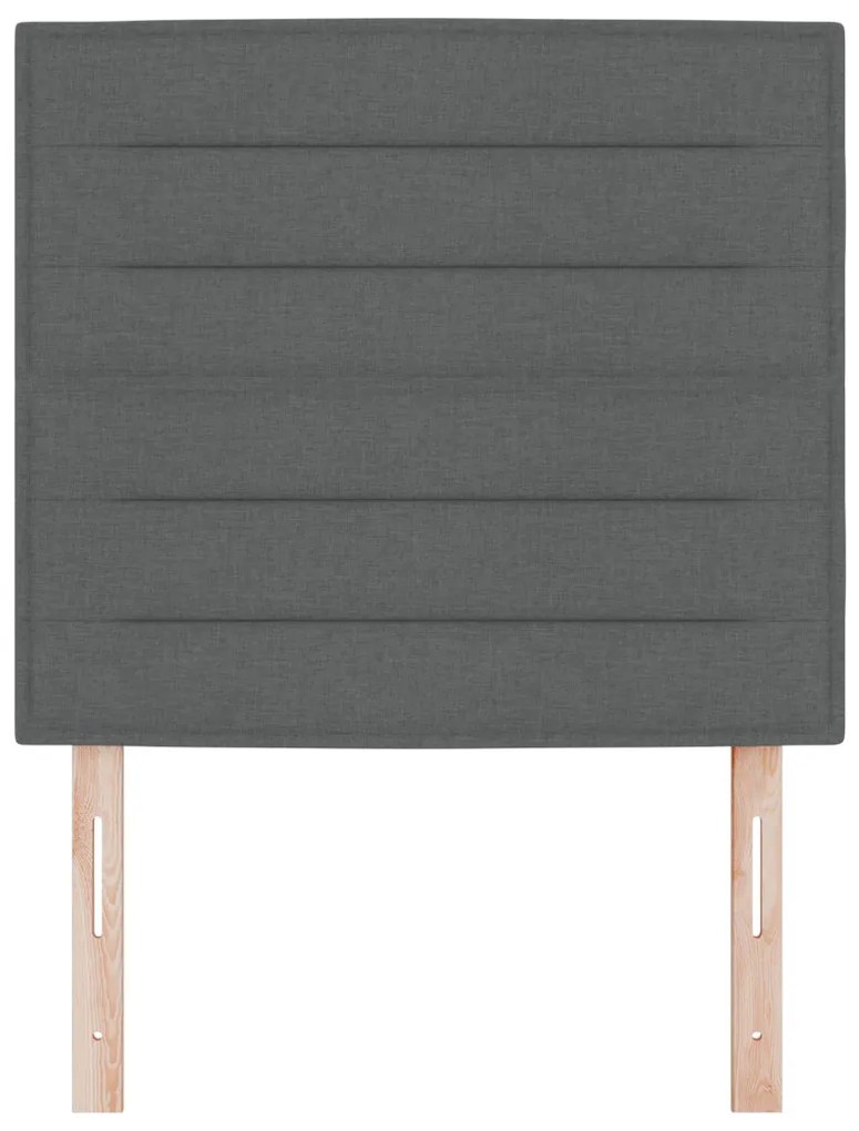 LED Fejtámla Vonal Design Sötétszürke 80 cm Szövet