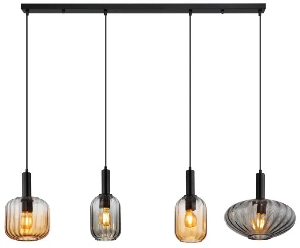 Globo 15719-4 - Kábeles csillár VALLETTA 4xE27/60W/230V