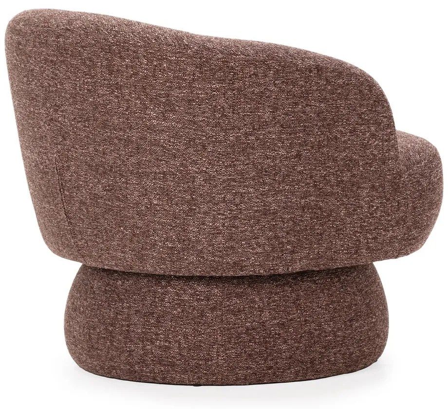 Lila-barna forgó fotel Dali – MOME