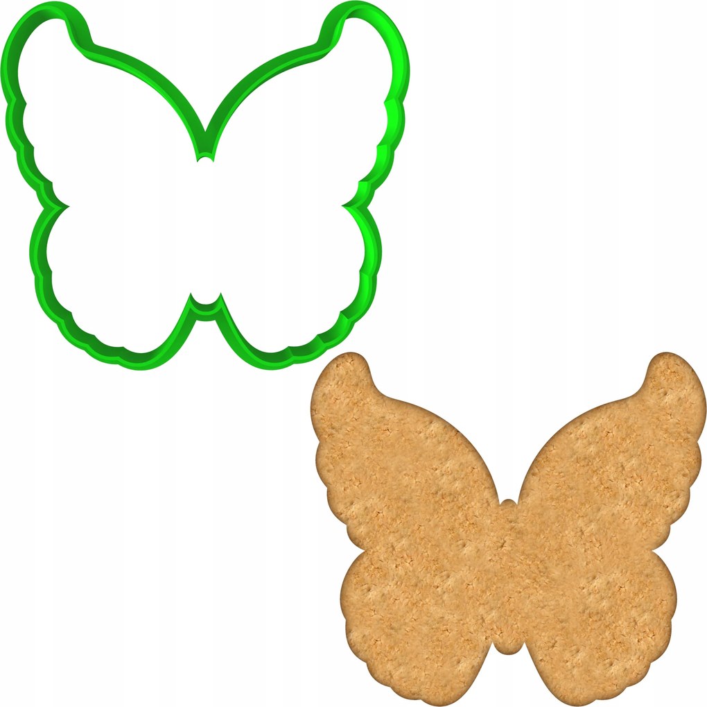 Húsvéti Forma Mézeskalács lyukasztó Húsvéti pillangó 9cm