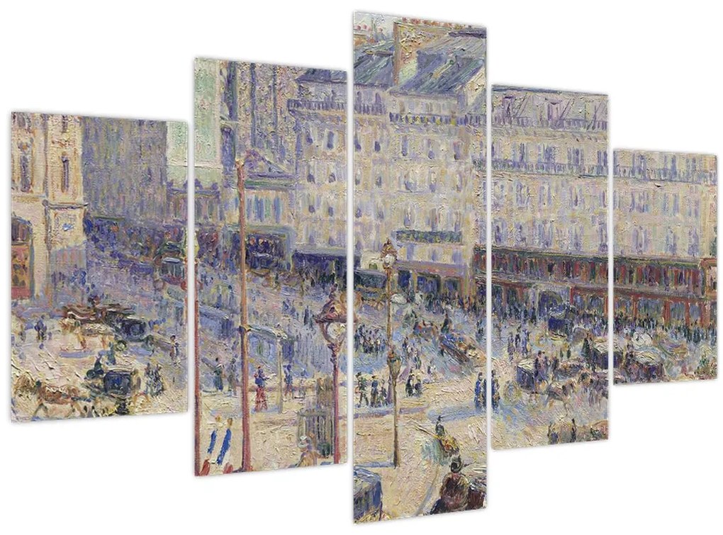 Kép - Camille Pissarro, The Place du Havre, reprodukciók (150x105 cm)