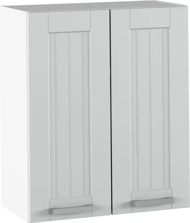 Felső szekrény, világosszürke/fehér, JULIA TYP 6