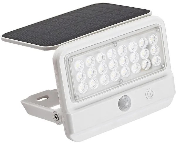 Rabalux 77090 - FLAXTON LED 7W 3,7V IP54 fehér napelemes fali lámpa