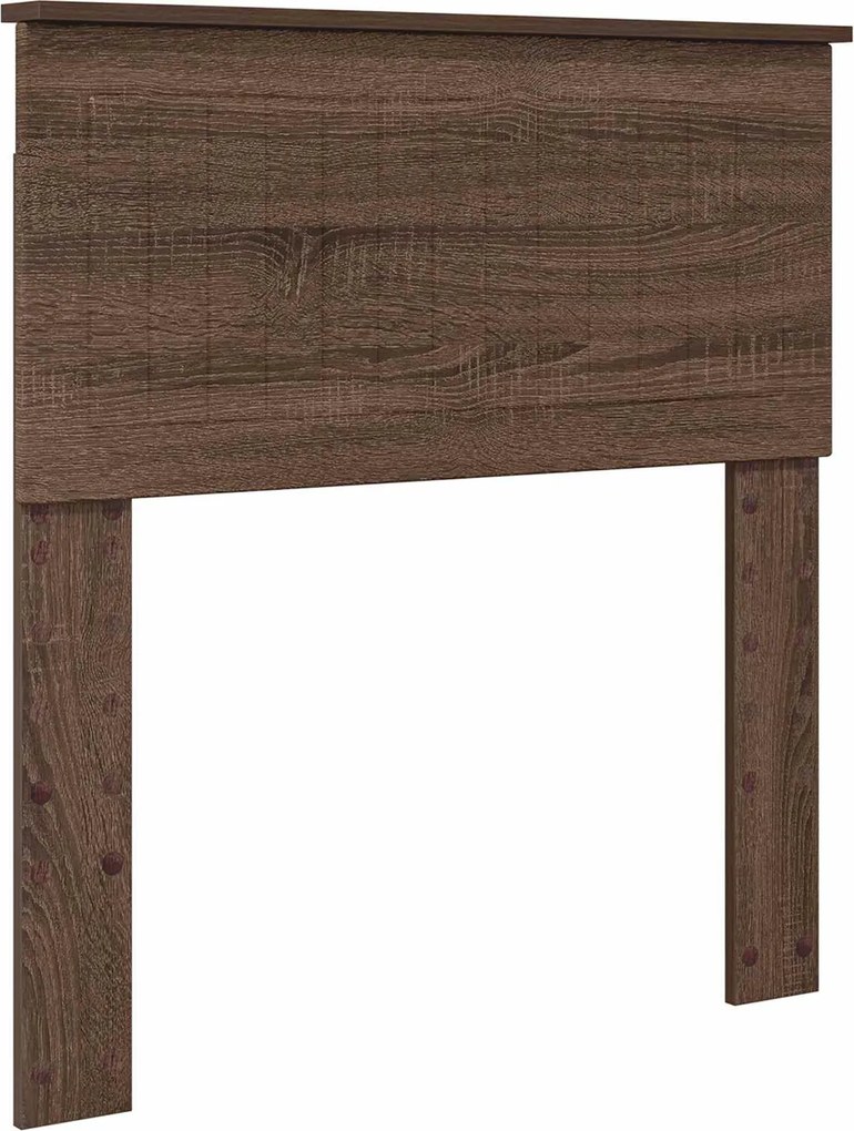 vidaXL Fejtámla Barna Tölgy 80 cm Faanyag