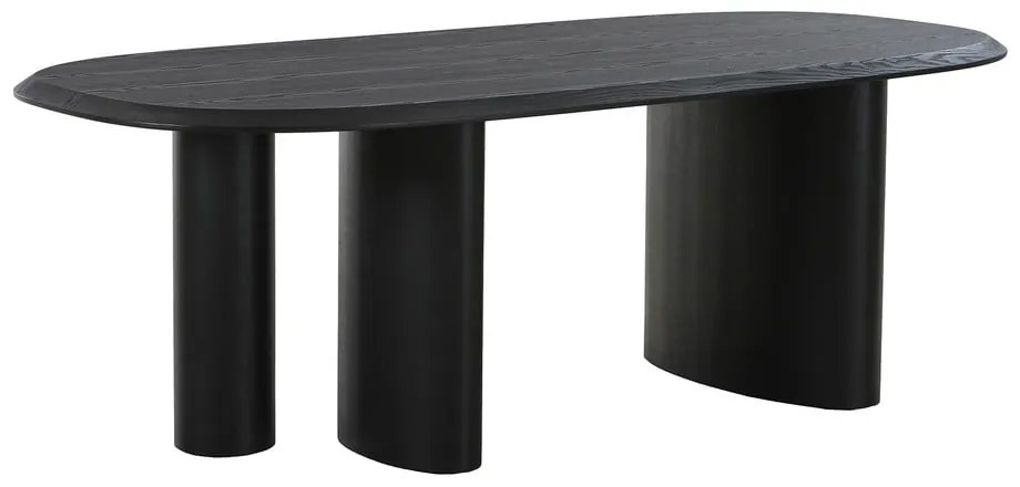 Étkezőasztal kőrisfa dekoros asztallappal 100x220 cm Tirano – House Nordic