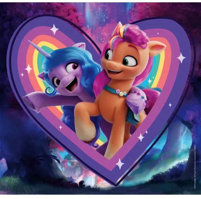 Én kicsi pónim Doodles 3x48 db-os puzzle Clementoni