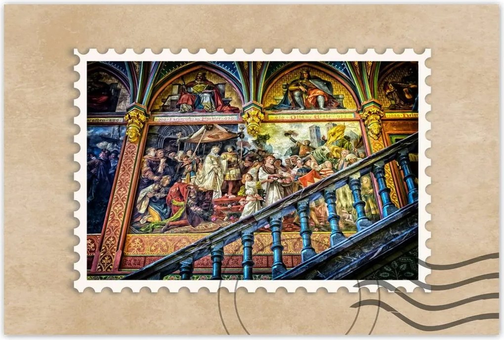 Poszterek 120x80 Gyönyörű falfestmény