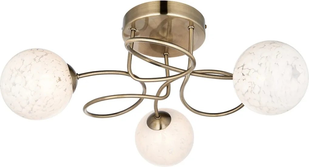 Endon Delos 97647 Plafonlámpa 3x3w/g9 ip20