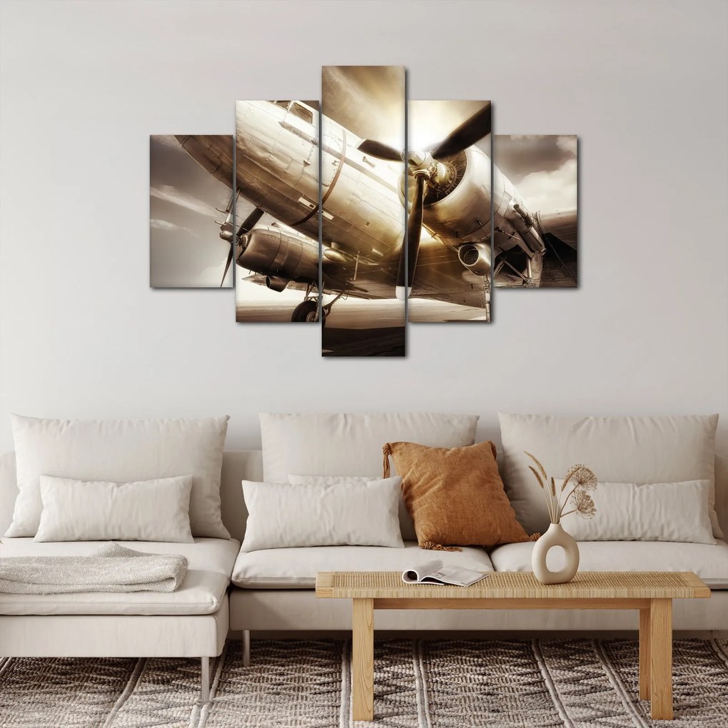 Egy repülőgép képe (150x105 cm)