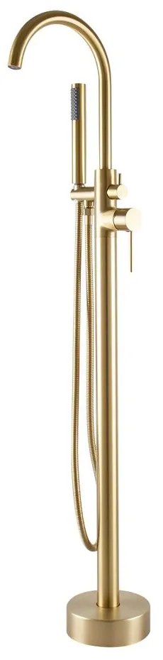 Korfu Rose Gold szabadon álló kádtöltő csaptelep