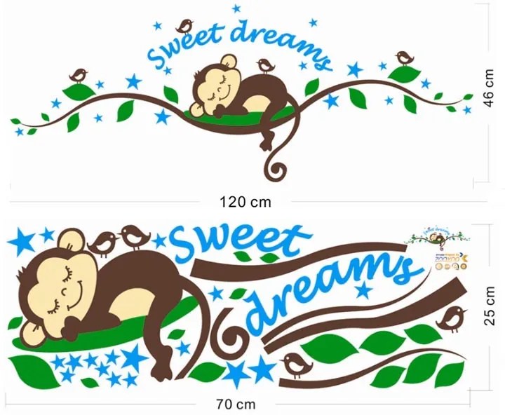 Falmatrica"Majom - Sweet Dreams" 120x46 cm