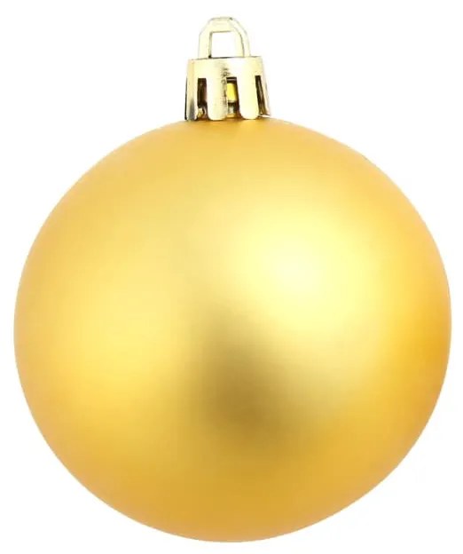100 darabos aranyszínű karácsonyi gömb készlet 3/4/6 cm