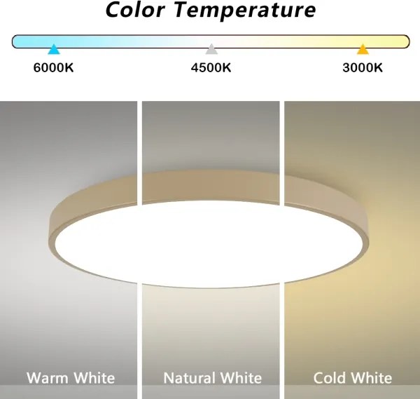 Brilagi-LED fényerőszabályozható POOL SMART LED/128 W/230 V 100 cm bézs Wi-Fi Tuya+távirányító