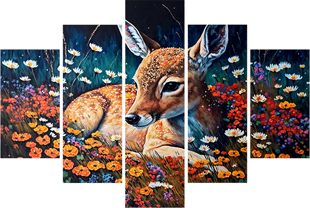 Kép - Festett szarvas (150x105 cm)