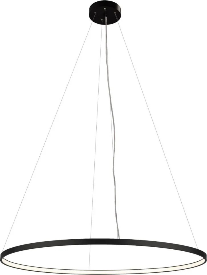 ANTIGO 5340 AGARI Modern Led Függesztett Lámpa Fekete LED IP20