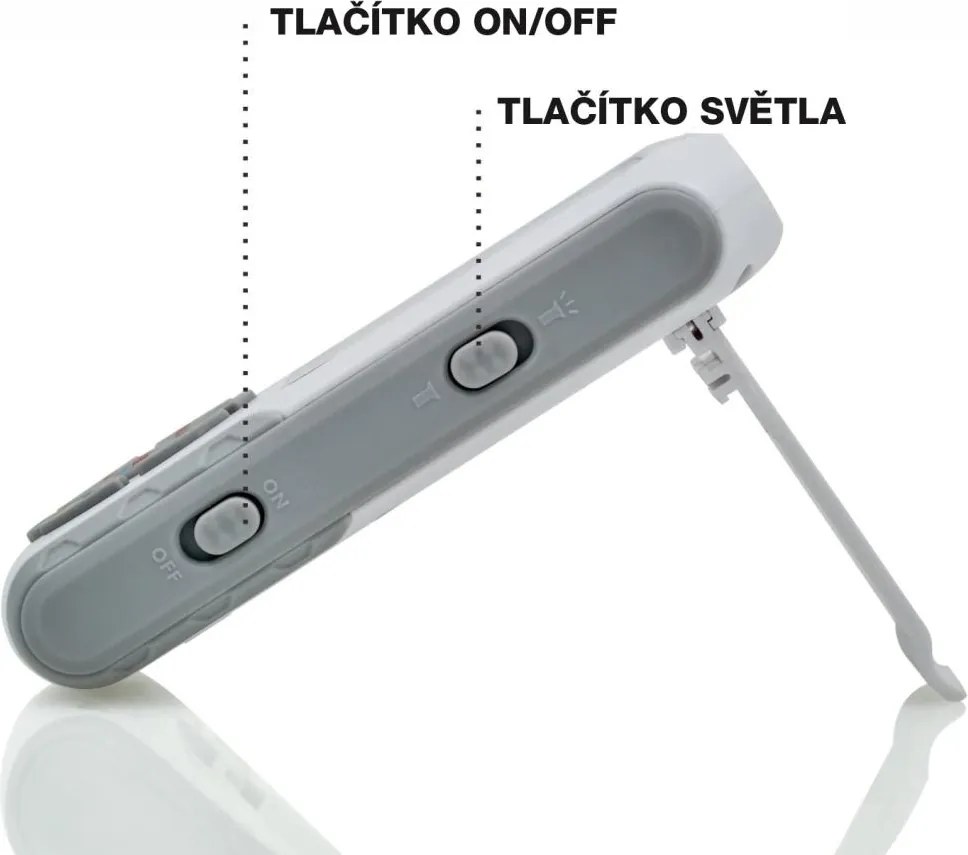 HiNOVA Digitális hőmérő - hőszonda - szürke