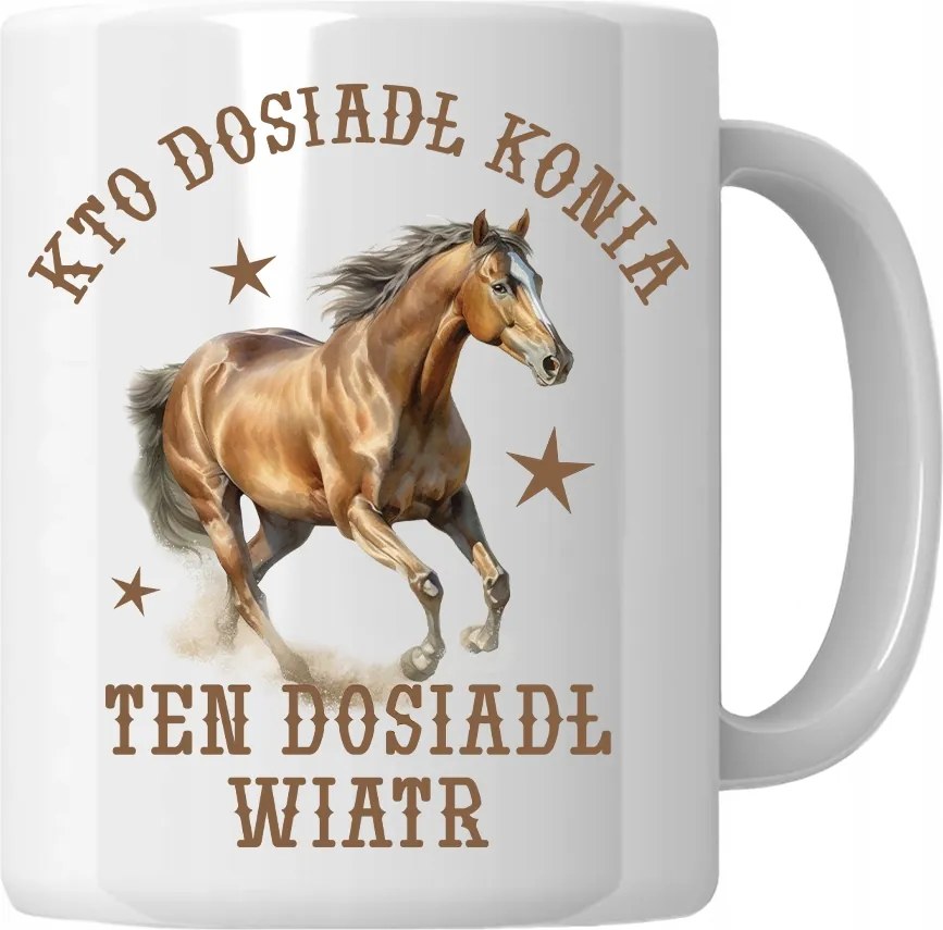 Bögre Aki Lónak Ült Ez Szél Ajándék Nyomtatott Ló