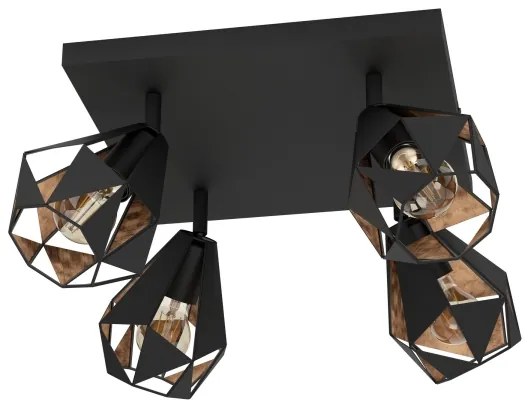 Eglo 43718 - Spotlámpa CARLTON 4xE27/40W/230V