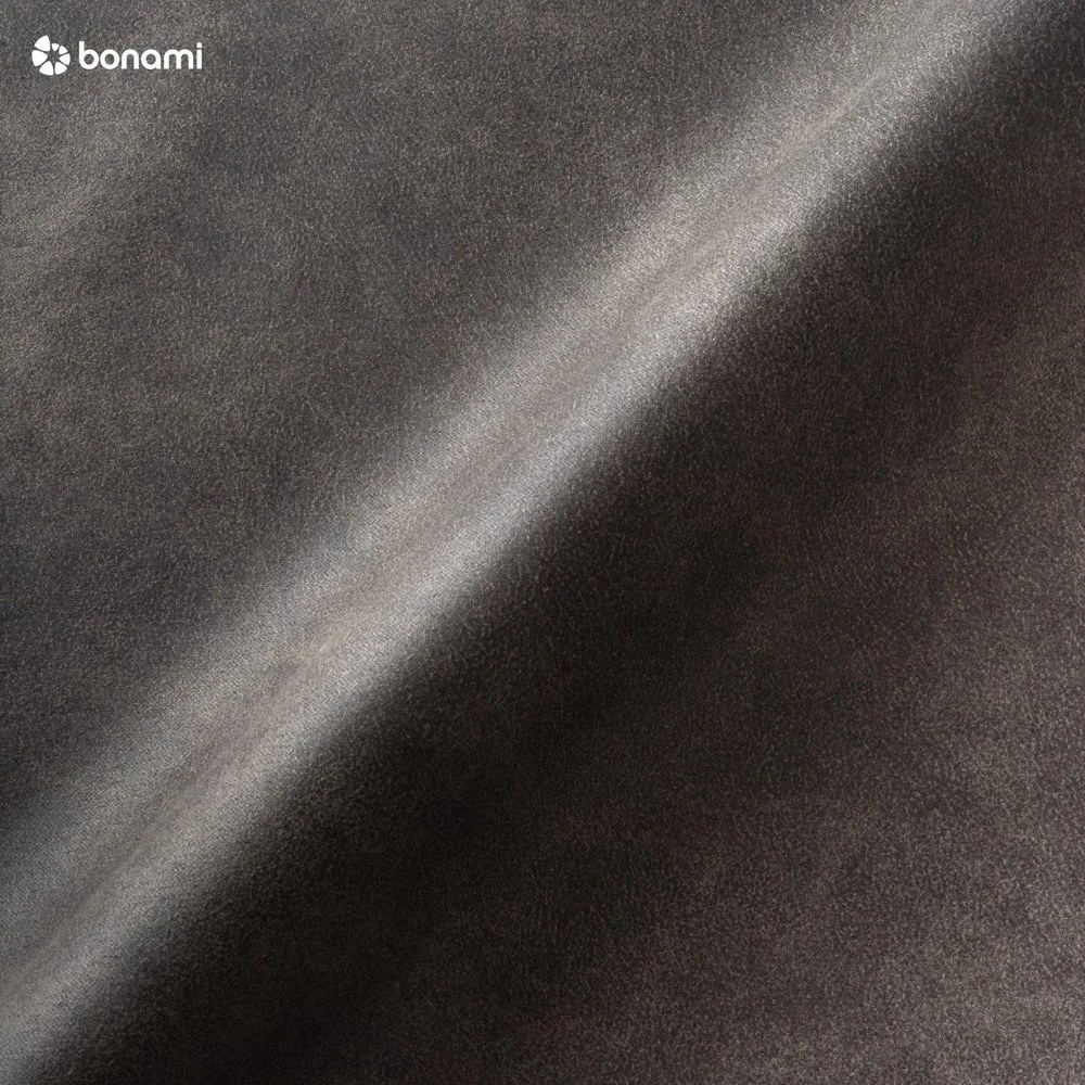 Antracitszürke bőrutánzat kanapé 225 cm Hamburg – Scandic