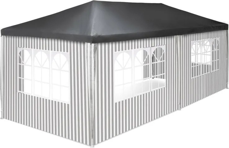 Kerti sátor cipzáras rendszerrel és oldalfalakkal 3 x 6 cm