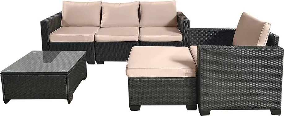 Avenberg ROVERO 6 részes rattan kerti bútor szett