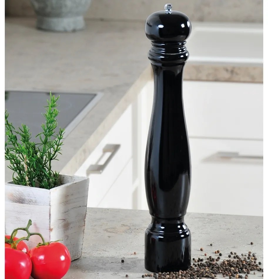 Kesper 13665 Kautschuk-borsőrlő, fekete, magasság:40 cm