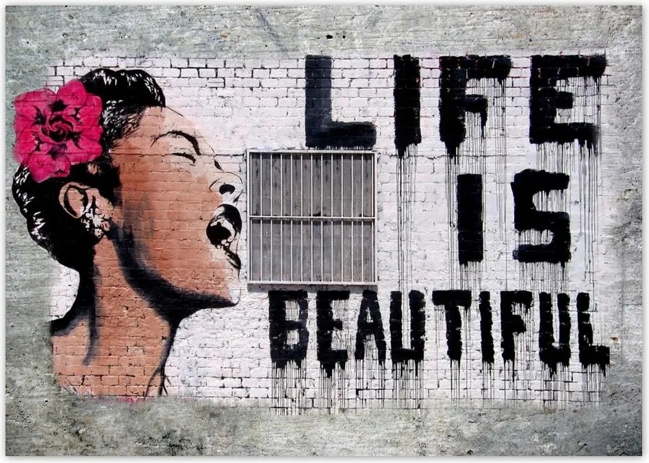 Poszterek A0 Szint Life is Beautiful Banksy