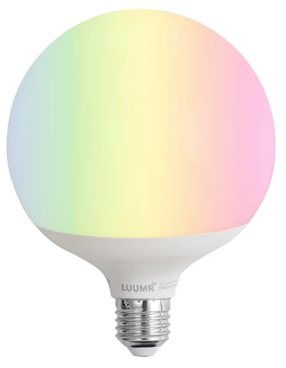 Okos E27 LED izzó G120 Matt RGBW 9W 806 lm 2700-6500K